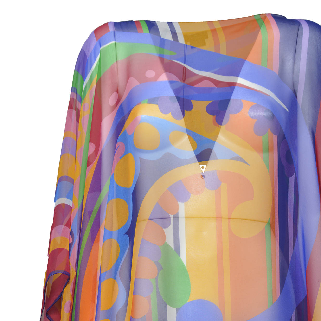 women's poncho with tassels 