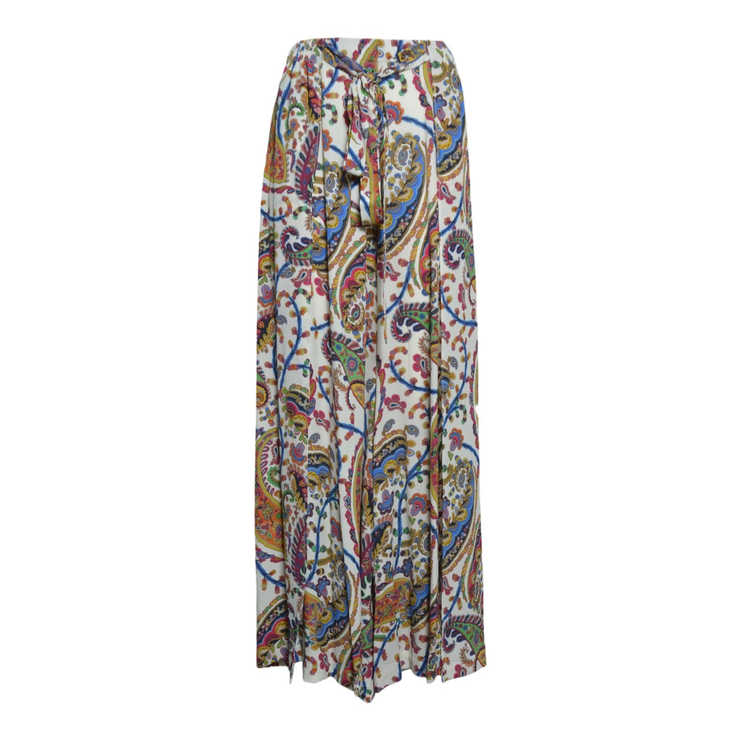 women's beach wide leg pants with belt<BR/> 