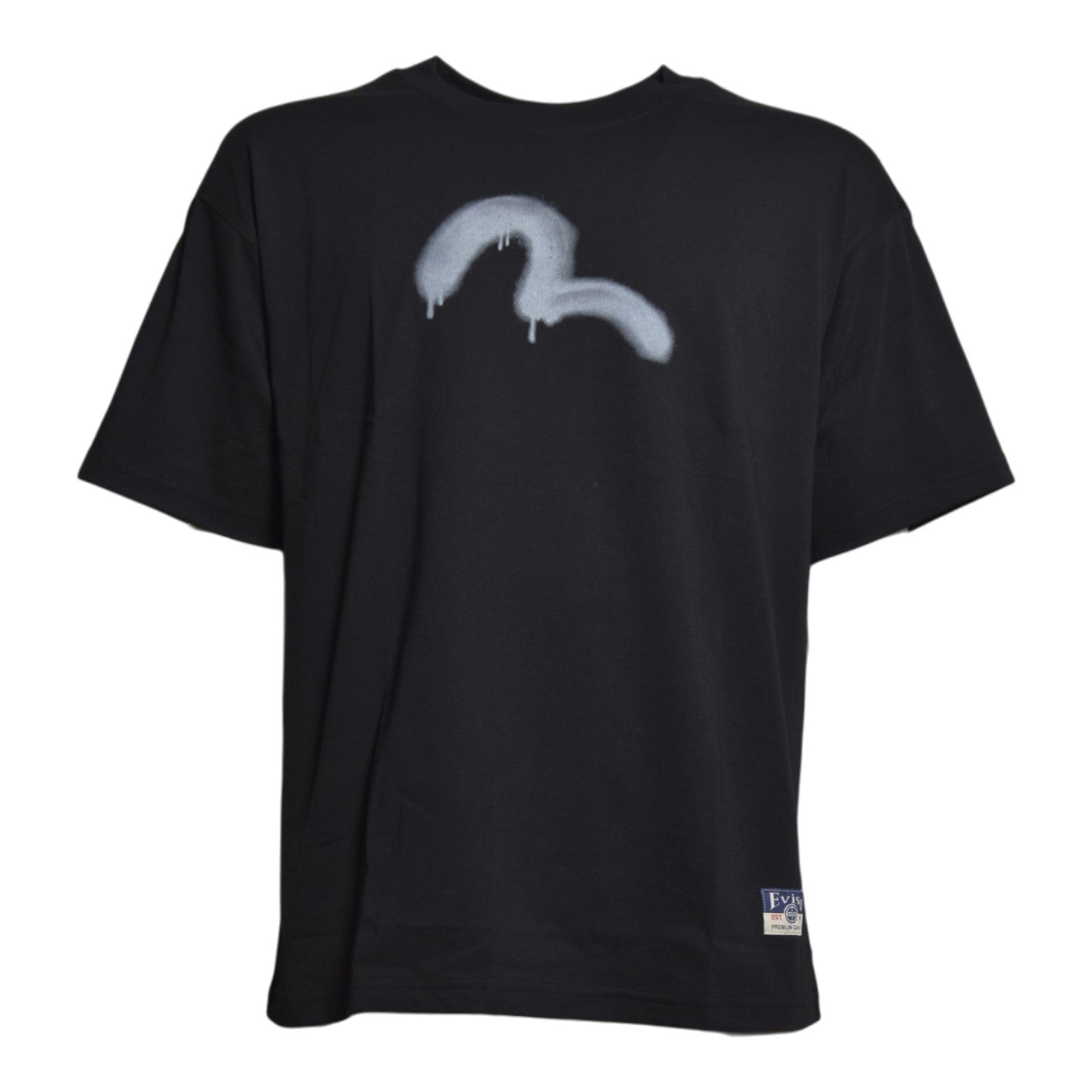 ht angel & graffiti slogan printed ss tee 