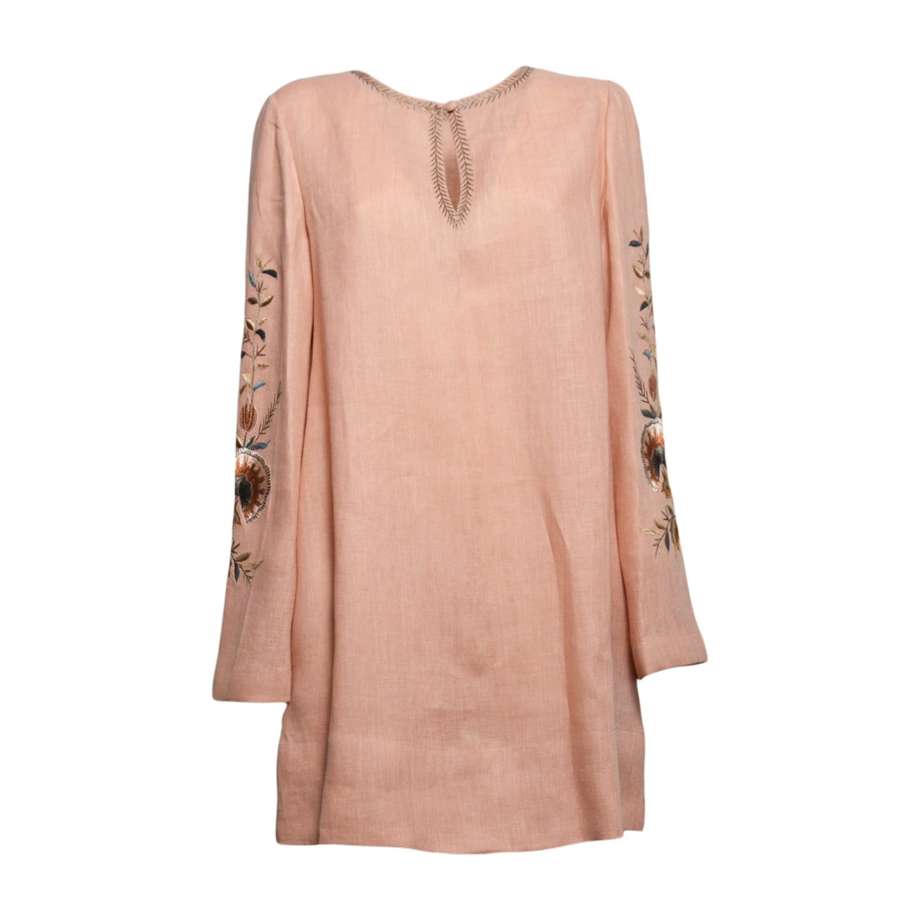 embroidered linen blouse 