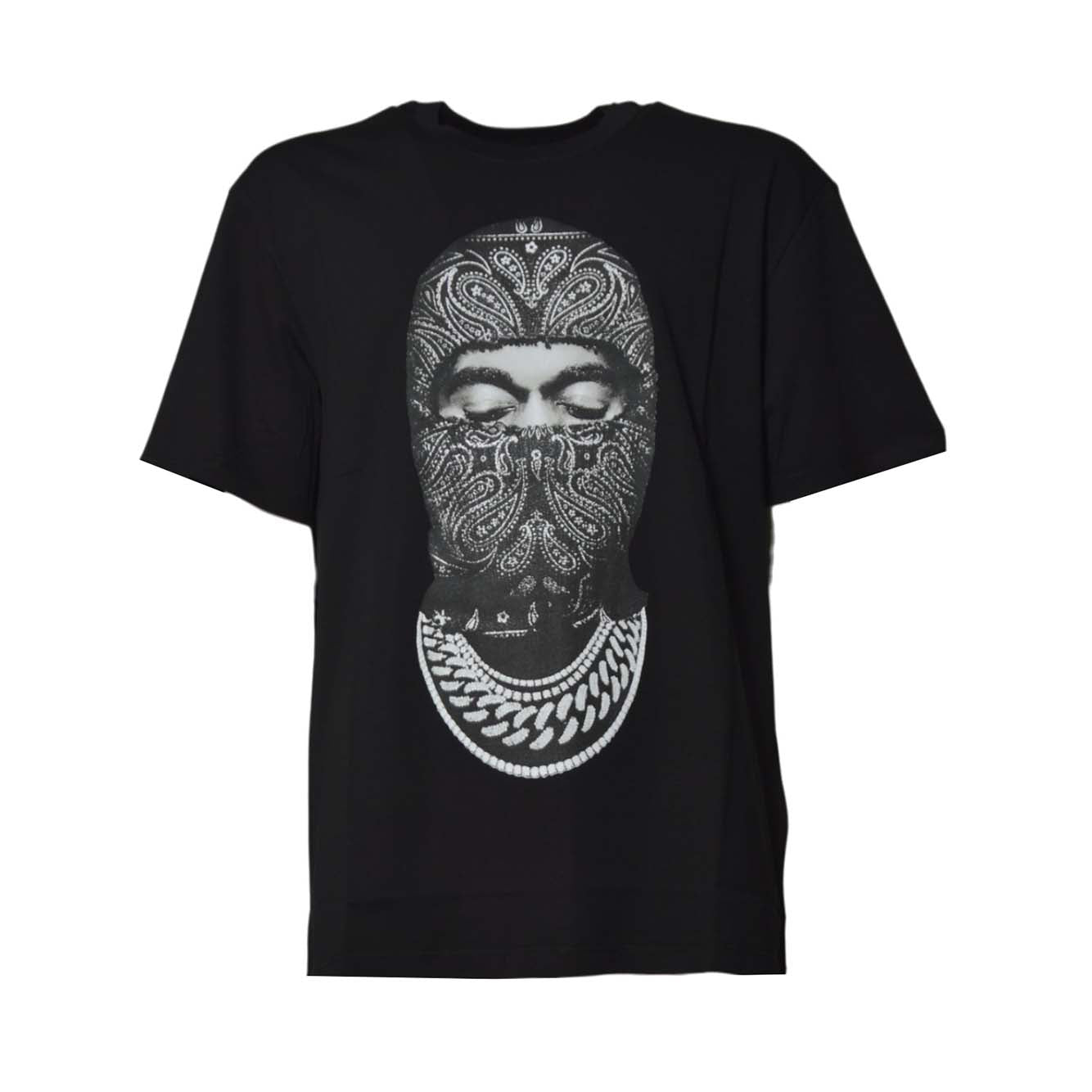t-shirt paisley mask front 