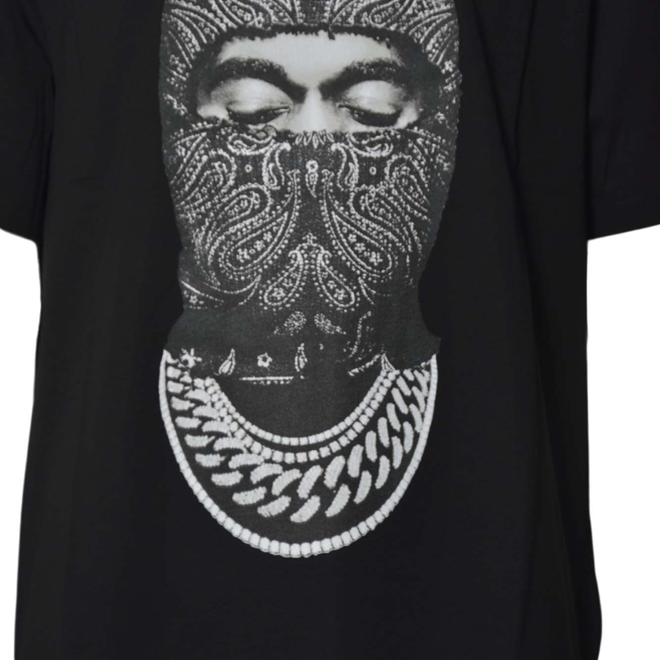 t-shirt paisley mask front 
