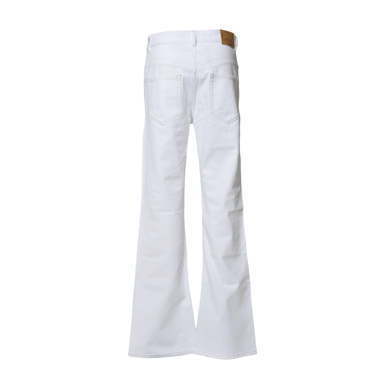 Jeans bootcut Belvira in denim bianco Isabel Marant 