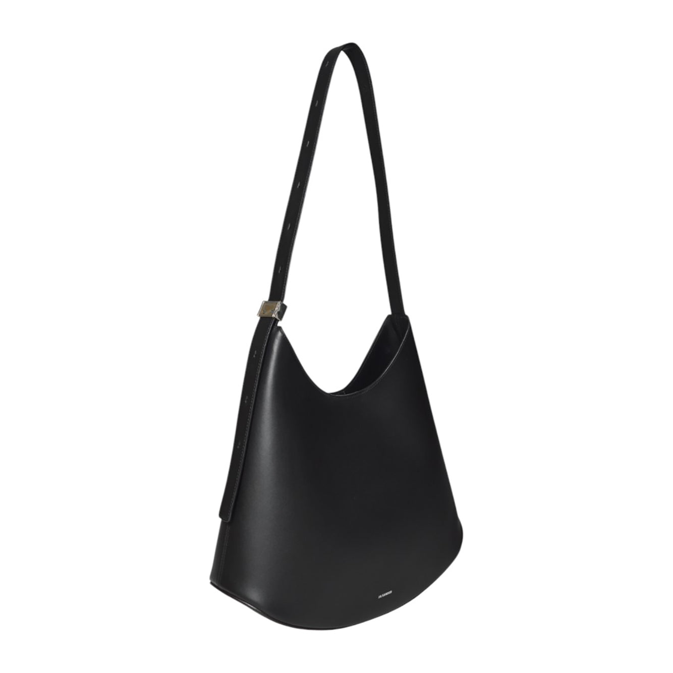 Borsa Eldorado media in pelle nera Jil Sander 