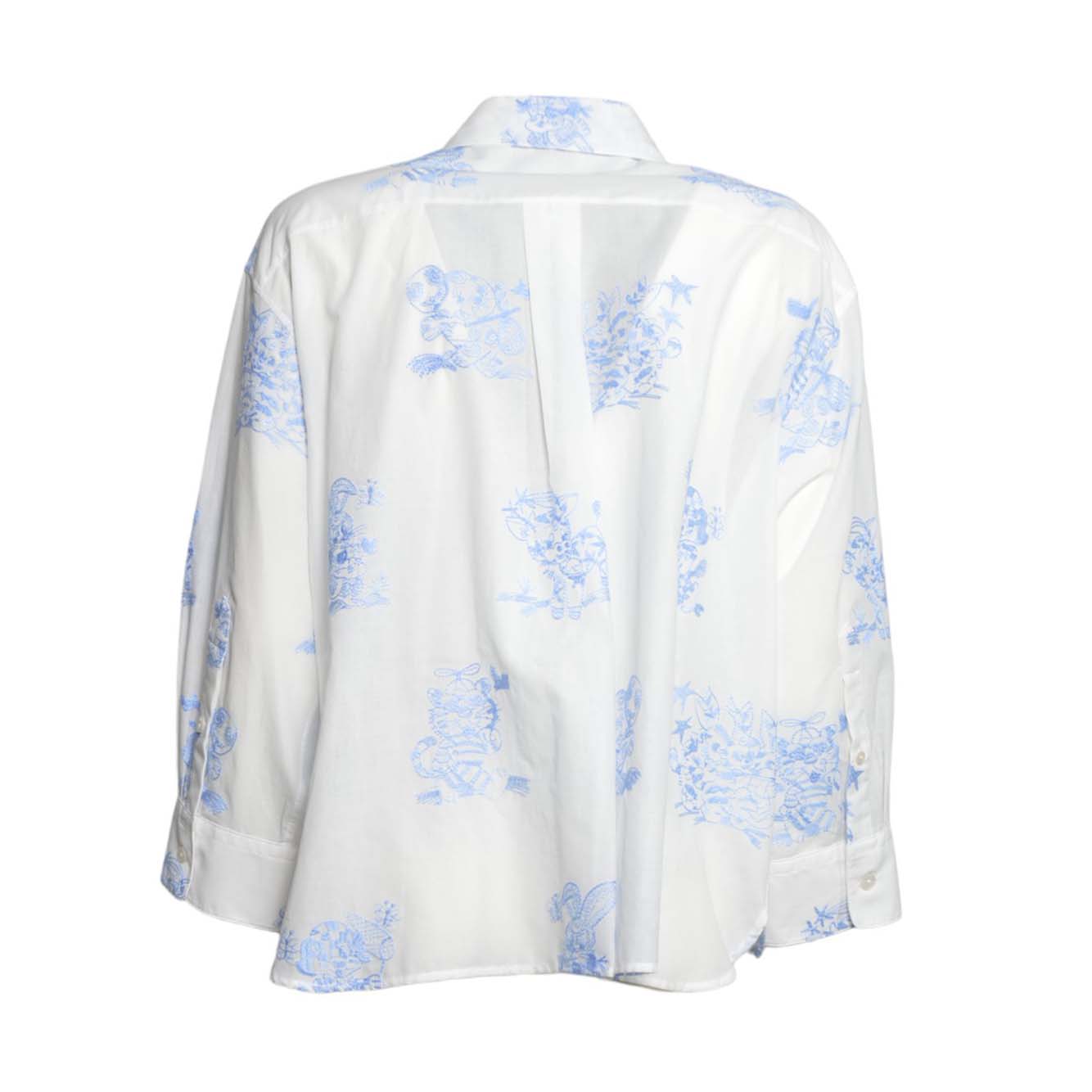 kenzo cartoon 3/4 slleves shirt 