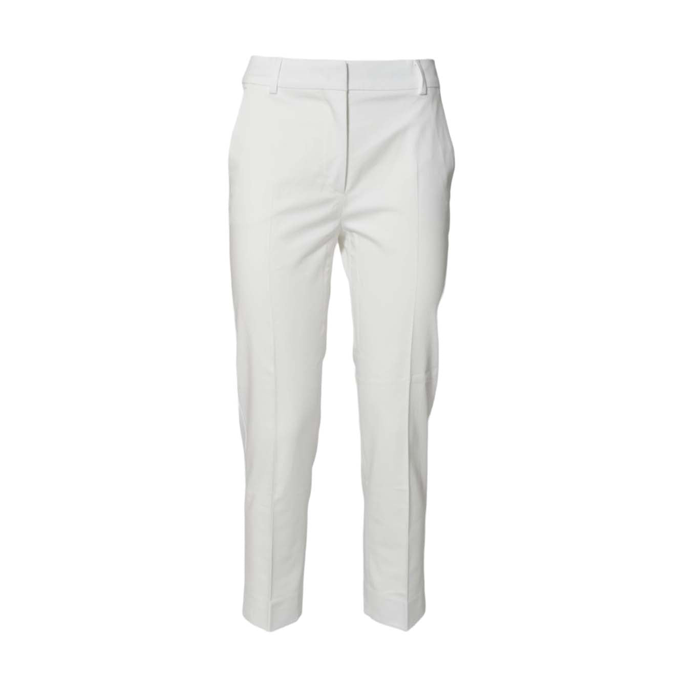 Pantalone Lince1234 crop in raso bianco Max Mara 