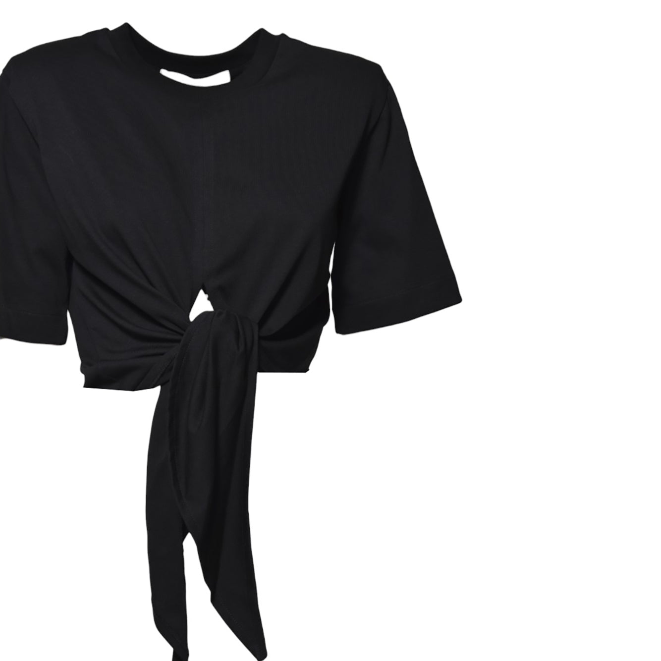T-shirt The Gia in cotone nero Nineminutes 