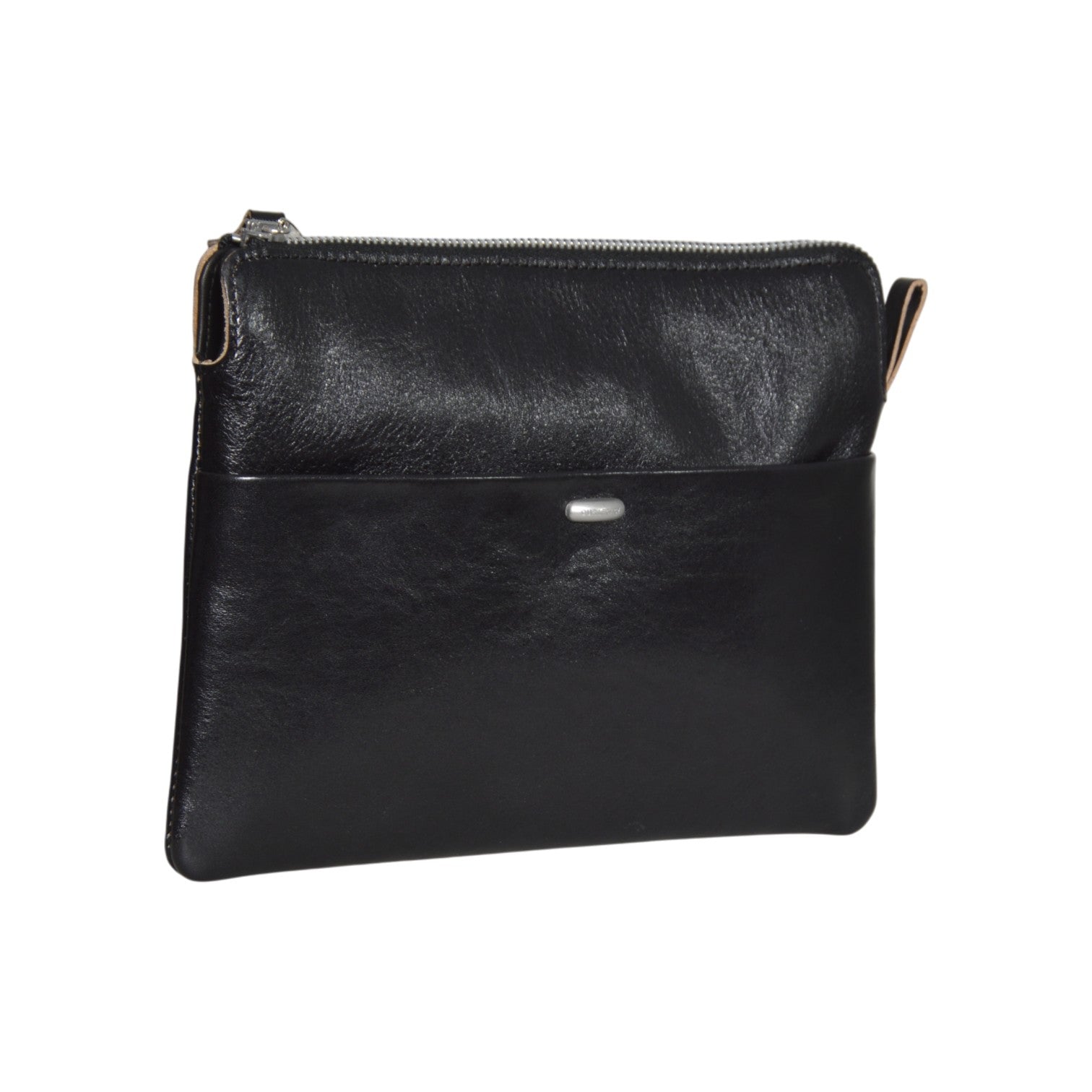 supporter organizer true dye black leather 