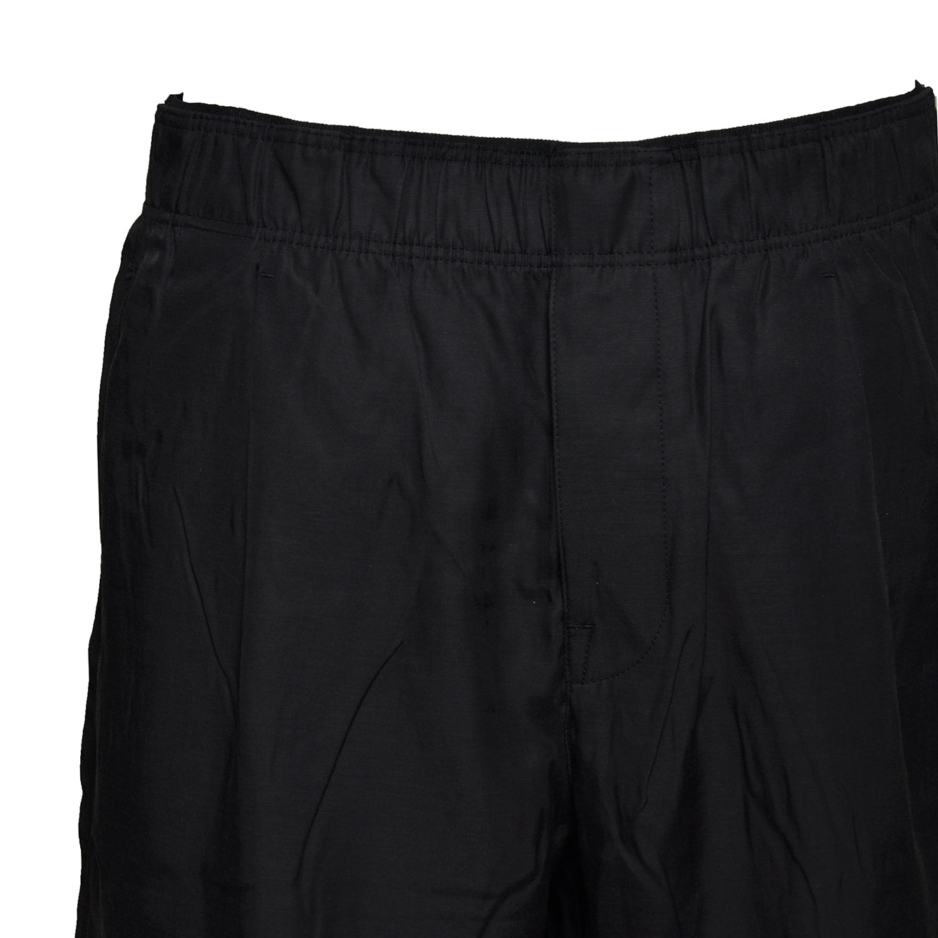 leisure shorts still black calm cupro cotton 