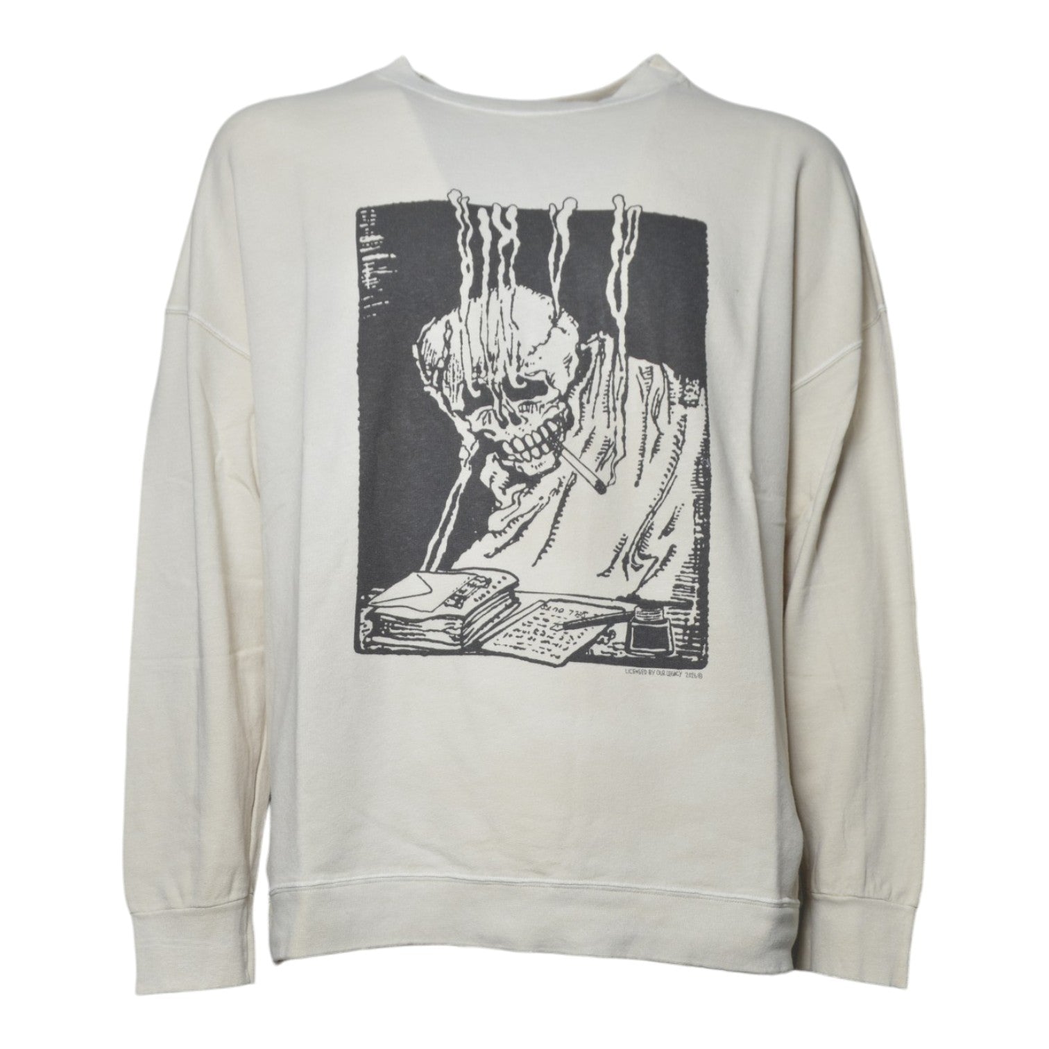 slack sweatshirt angry fan mail print 