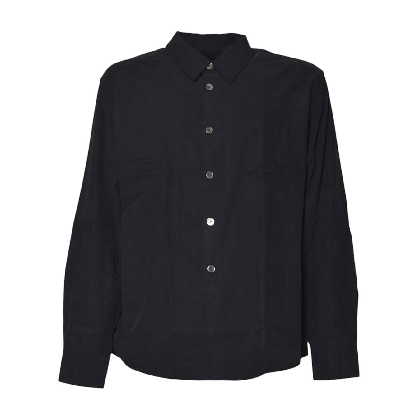 beyond shirt black casual liquid poplin 