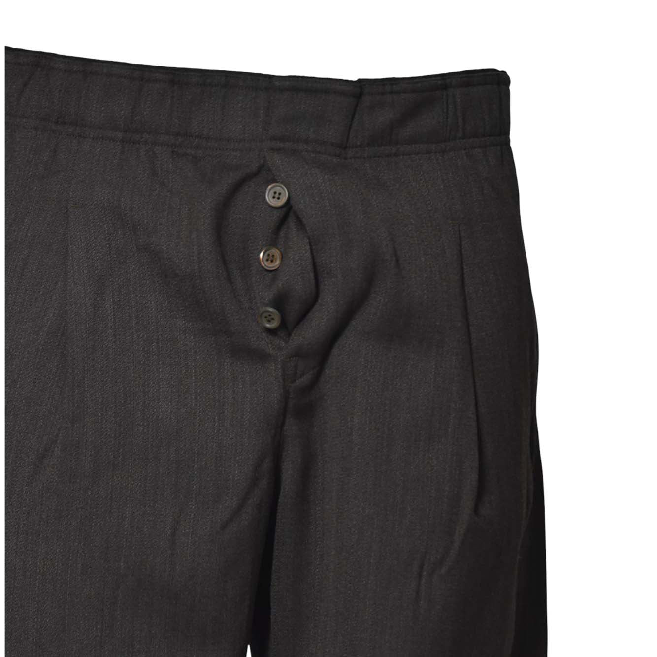 leisure trouser havana brown chain wool 
