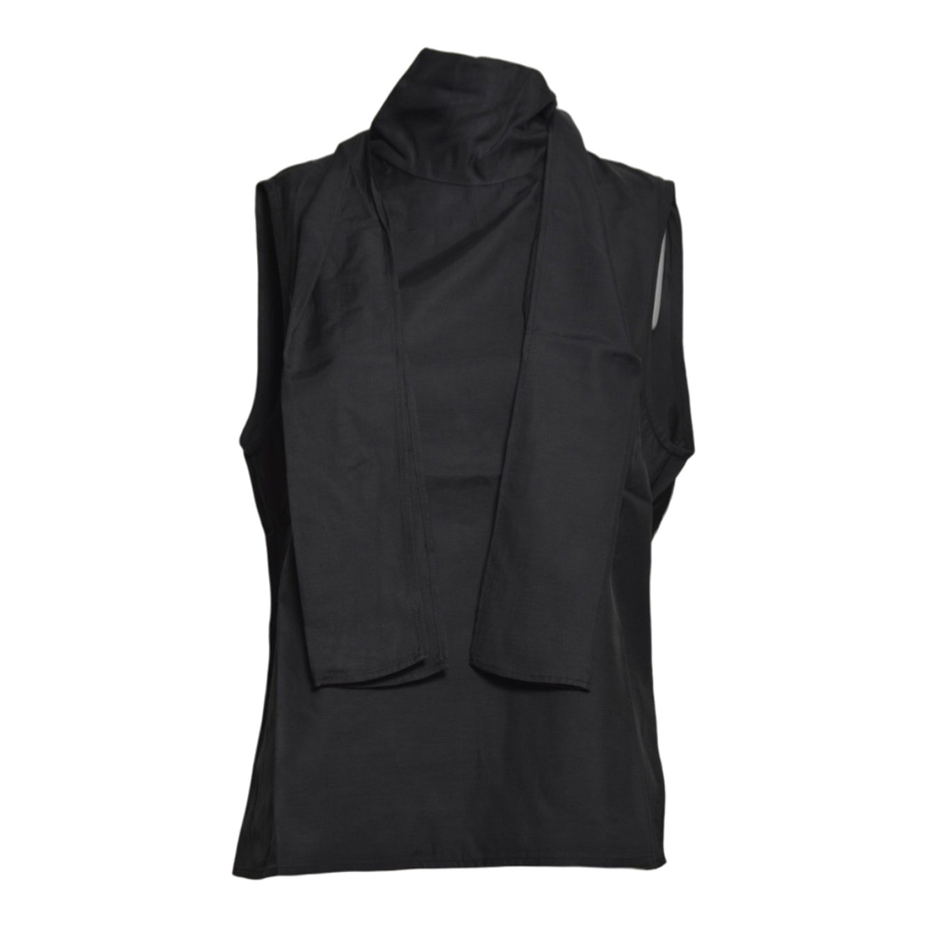 virtuous top still black calm cupro cotton 