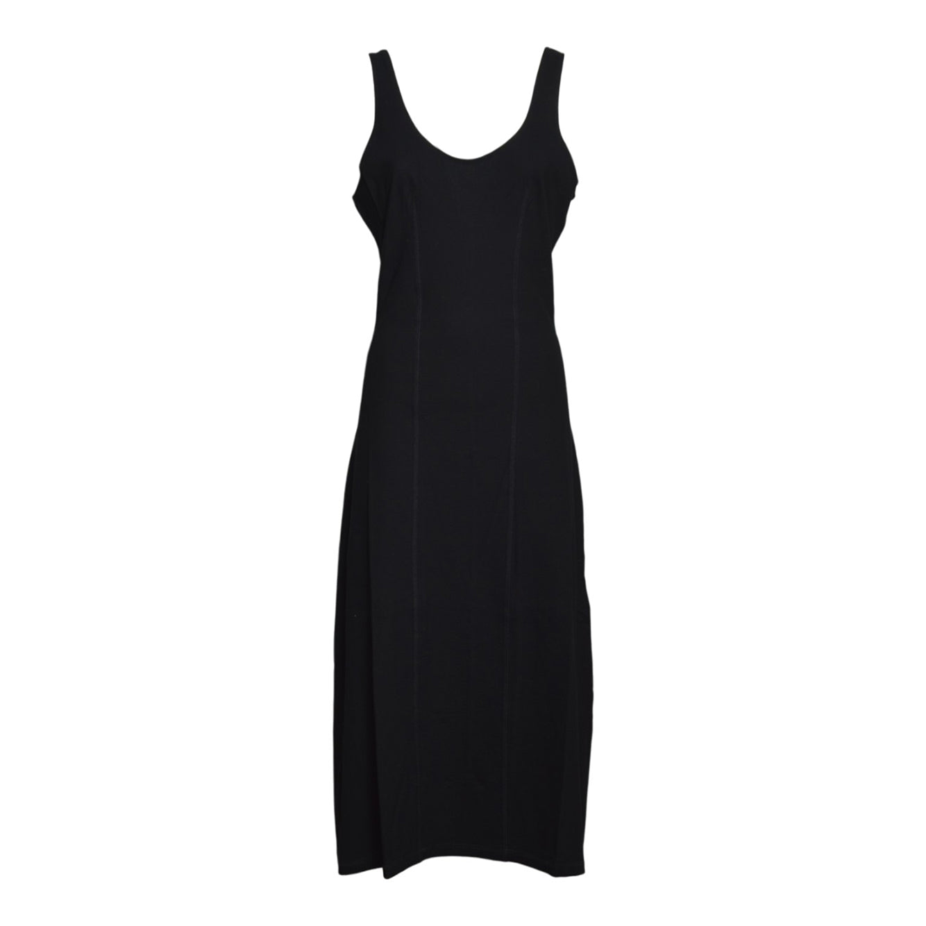 blade dress black high twist jersey 
