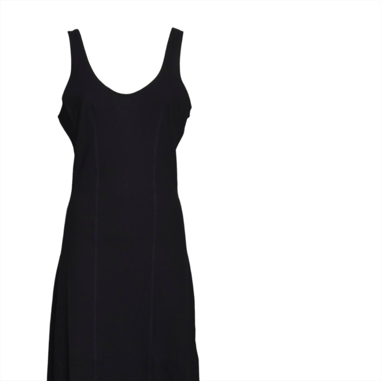 blade dress black high twist jersey 