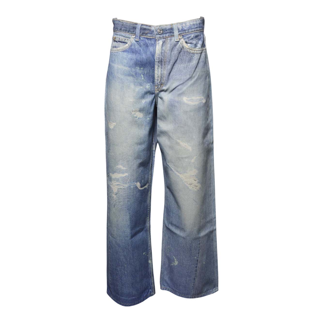 full cut digital denim print 