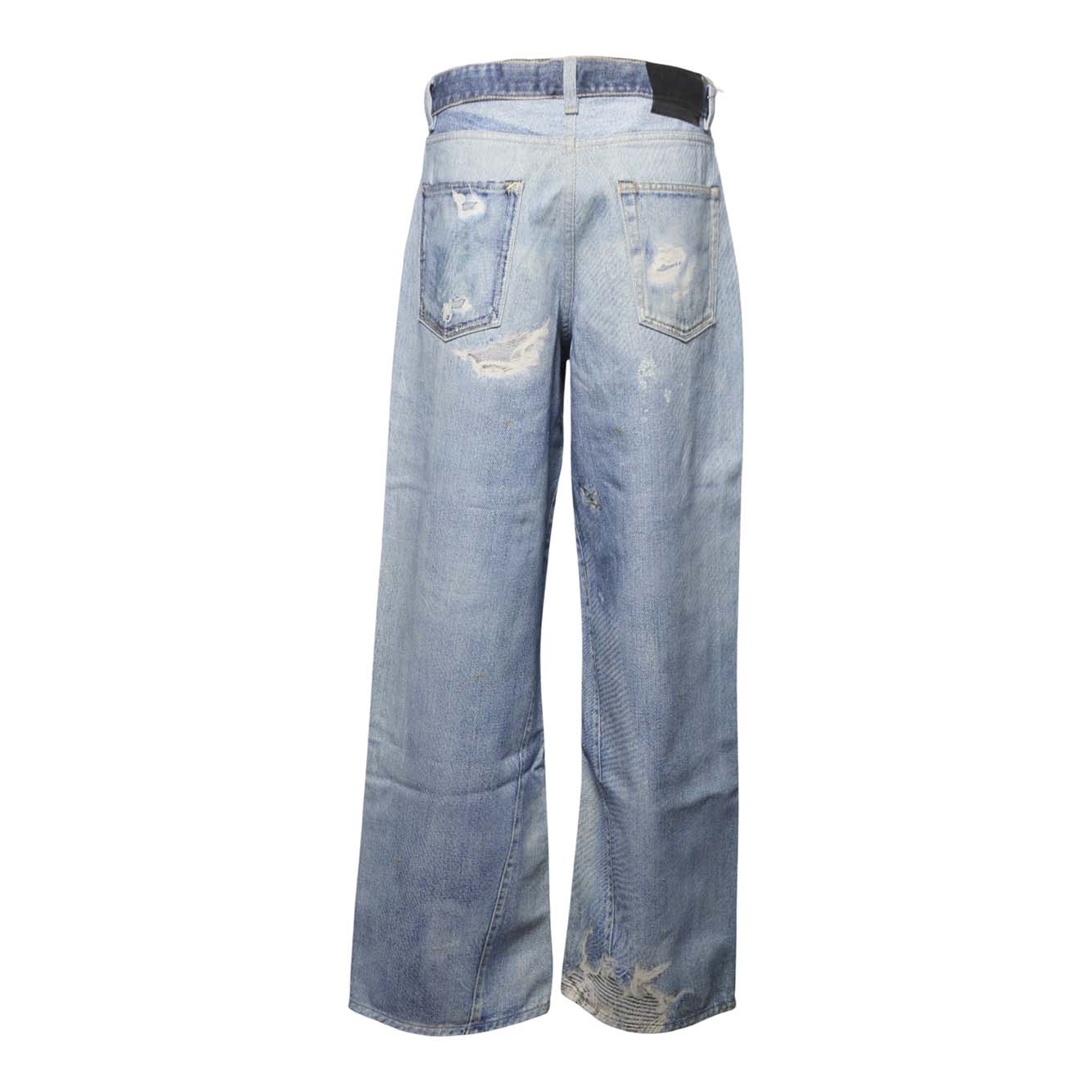 full cut digital denim print 