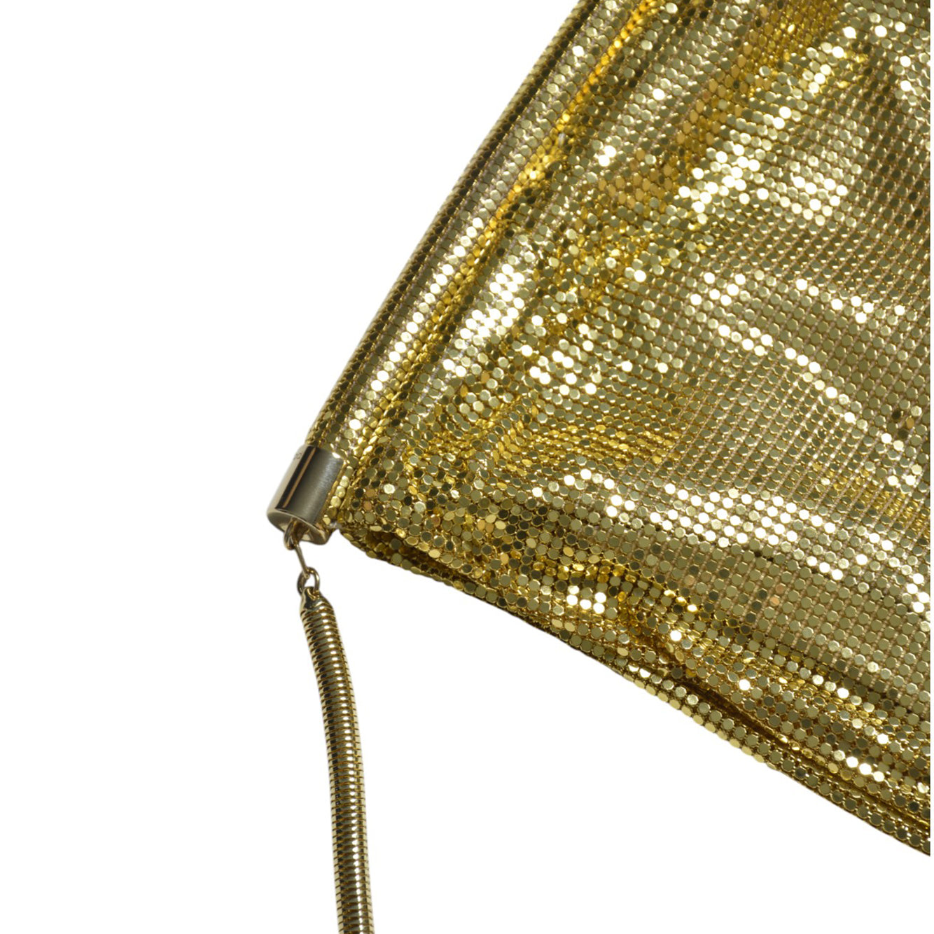 Borsa a mano Chainmail Pocket in maglia oro Rabanne 
