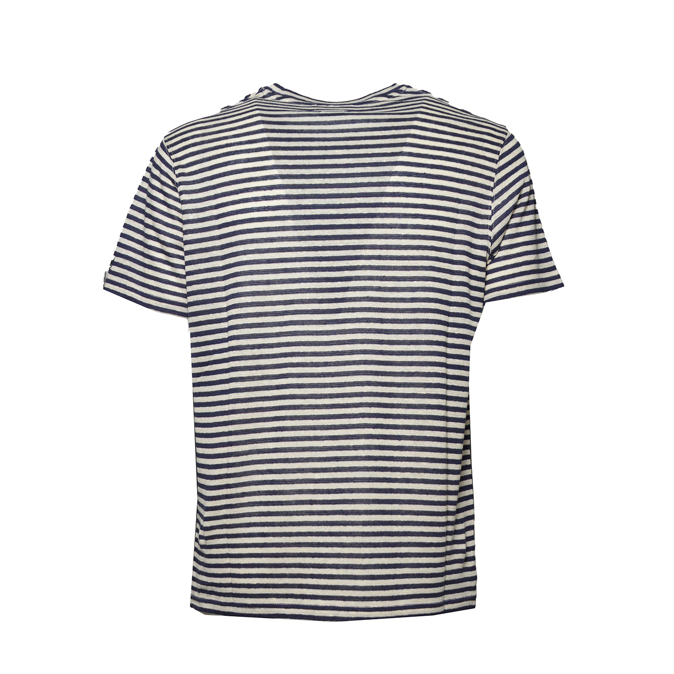 dover stripes man striped cotton-linen tshirt 