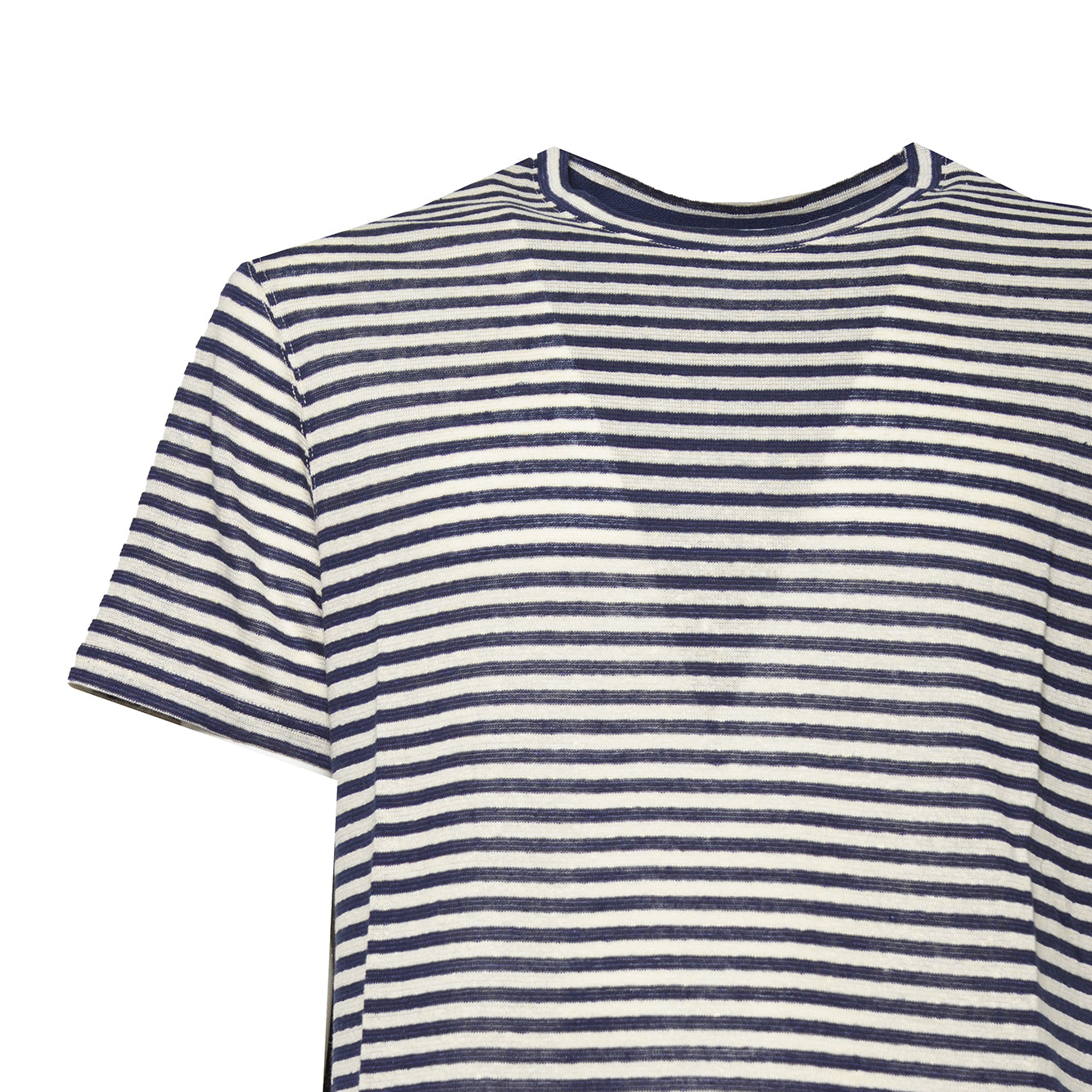 dover stripes man striped cotton-linen tshirt 