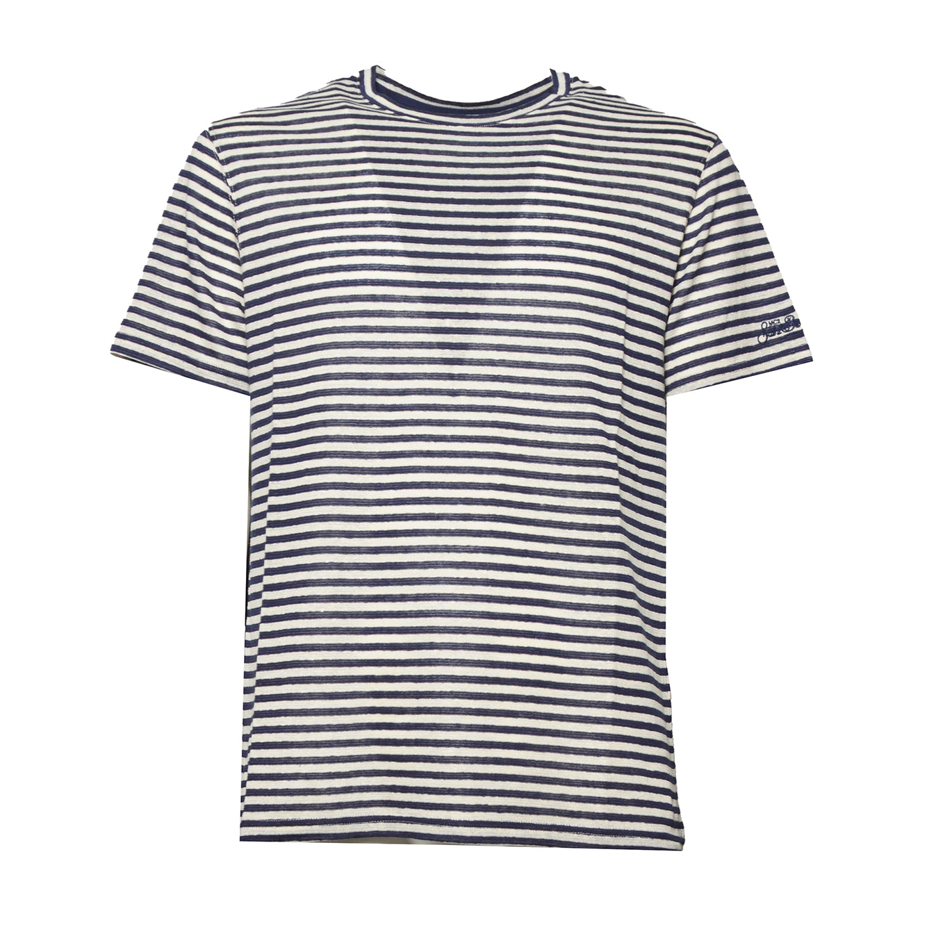 dover stripes man striped cotton-linen tshirt 