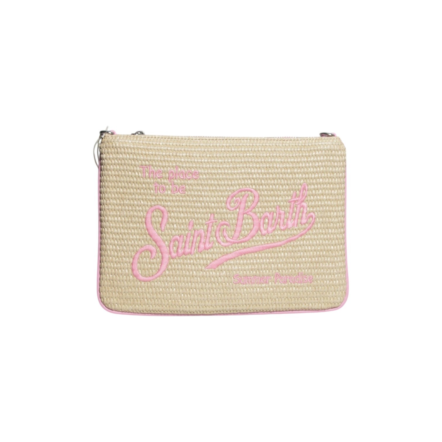 parisienne straw pochette 
