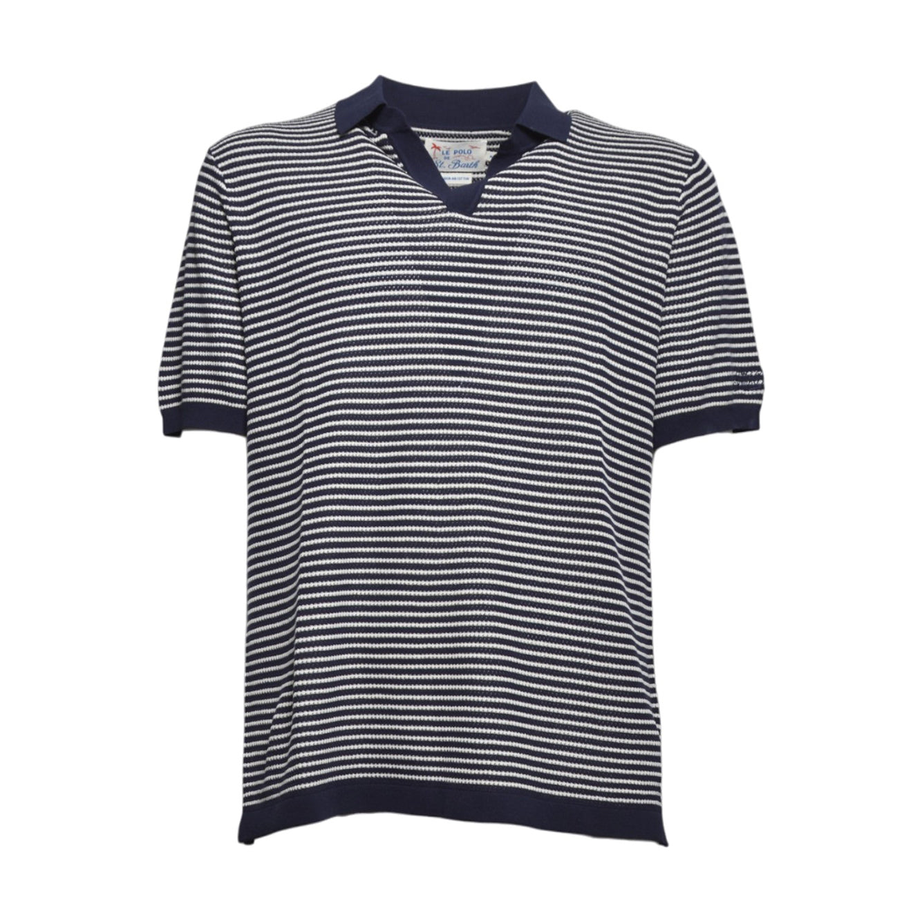 sloan stripes polo shirt cotton short sleeves 