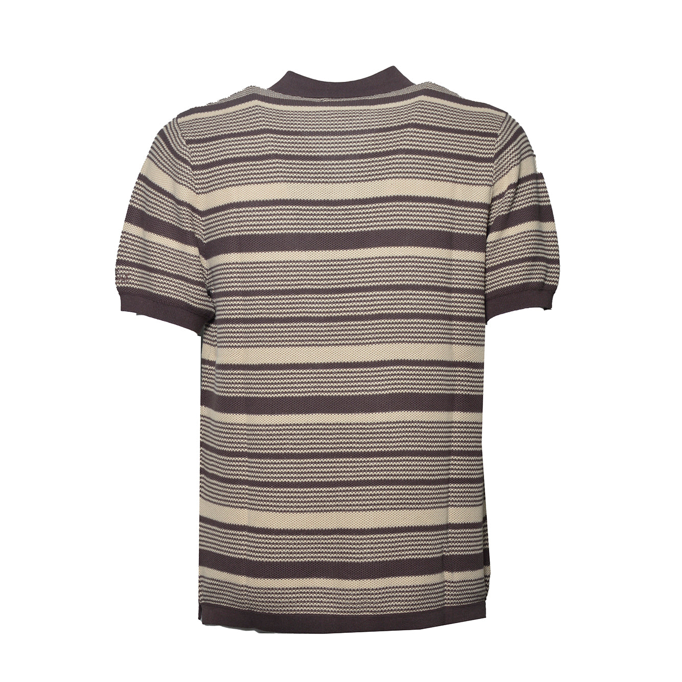sloan stripes honeycomb polo shirt cotton short sleeves 
