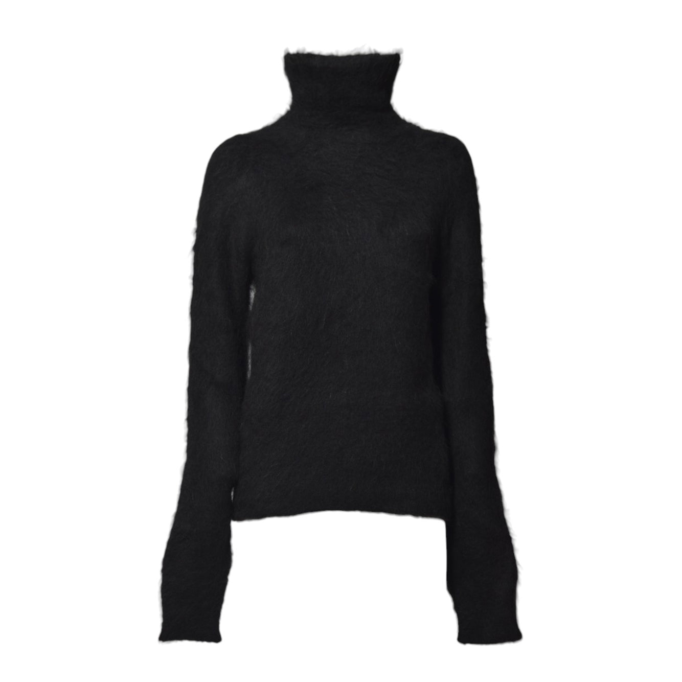 Dolcevita Elgar seamless in misto alpaca nero Sportmax 