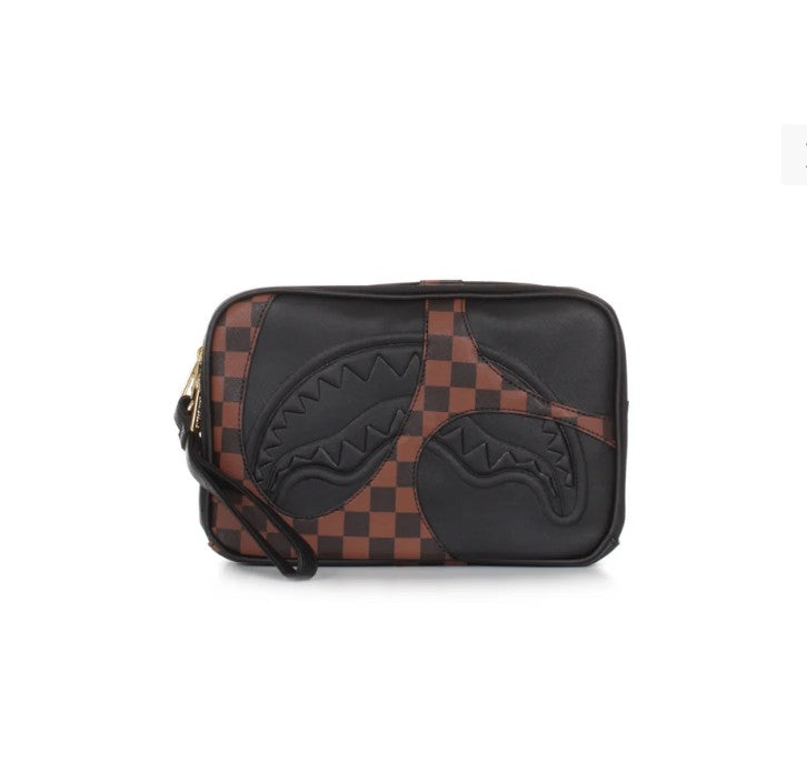 jetstream brown toiletry bag 
