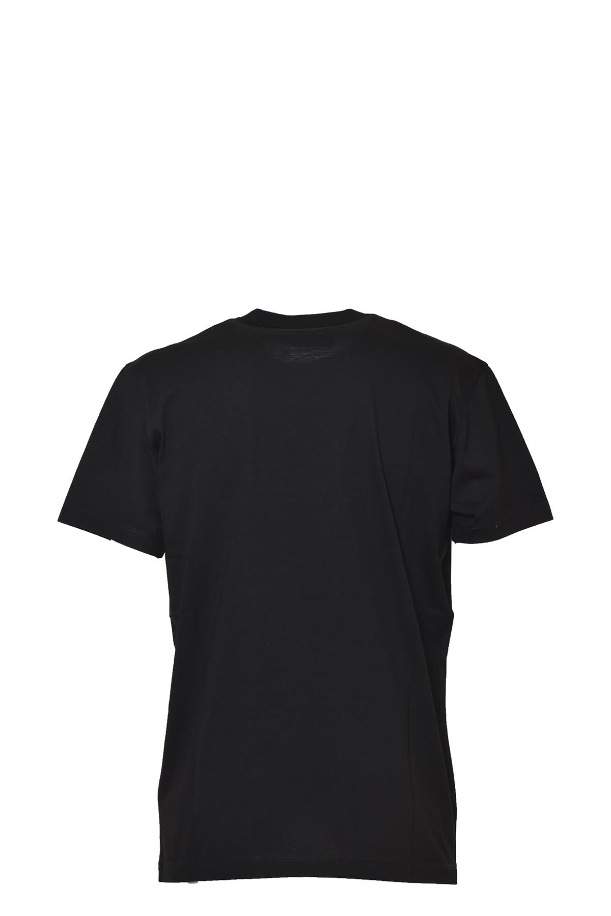 T-shirt D2 Surf Beach in cotone nero Dsquared2 