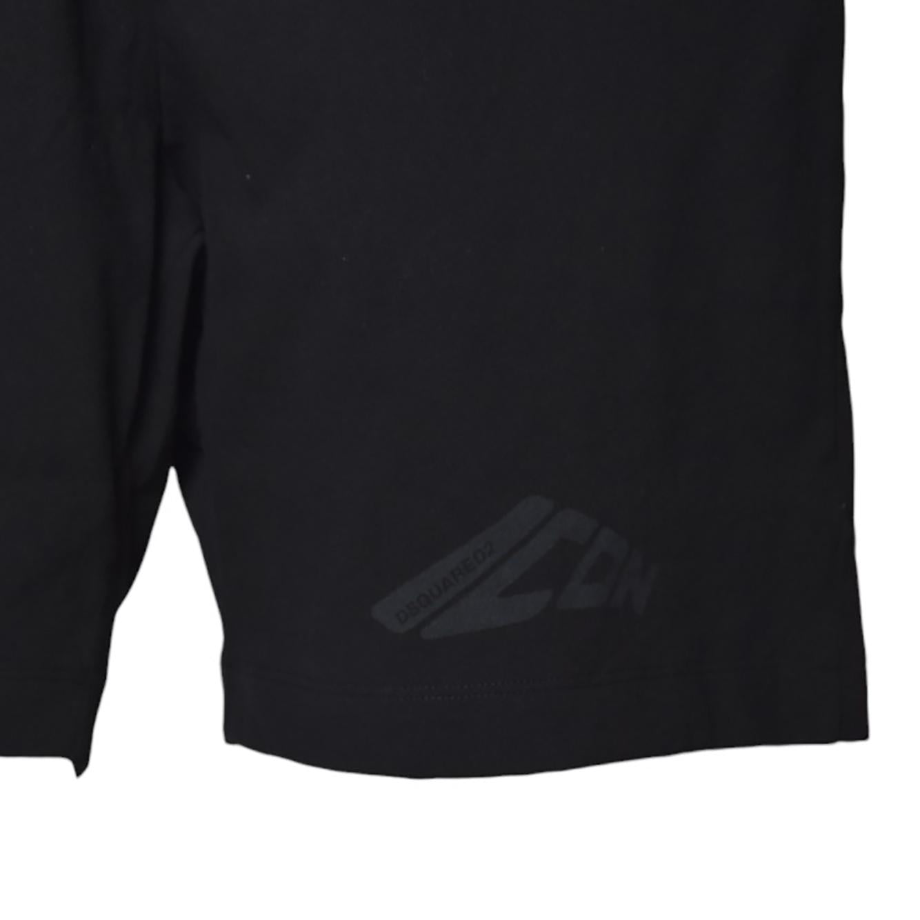 Bermuda icon New Generation in cotone nero Dsquared2 