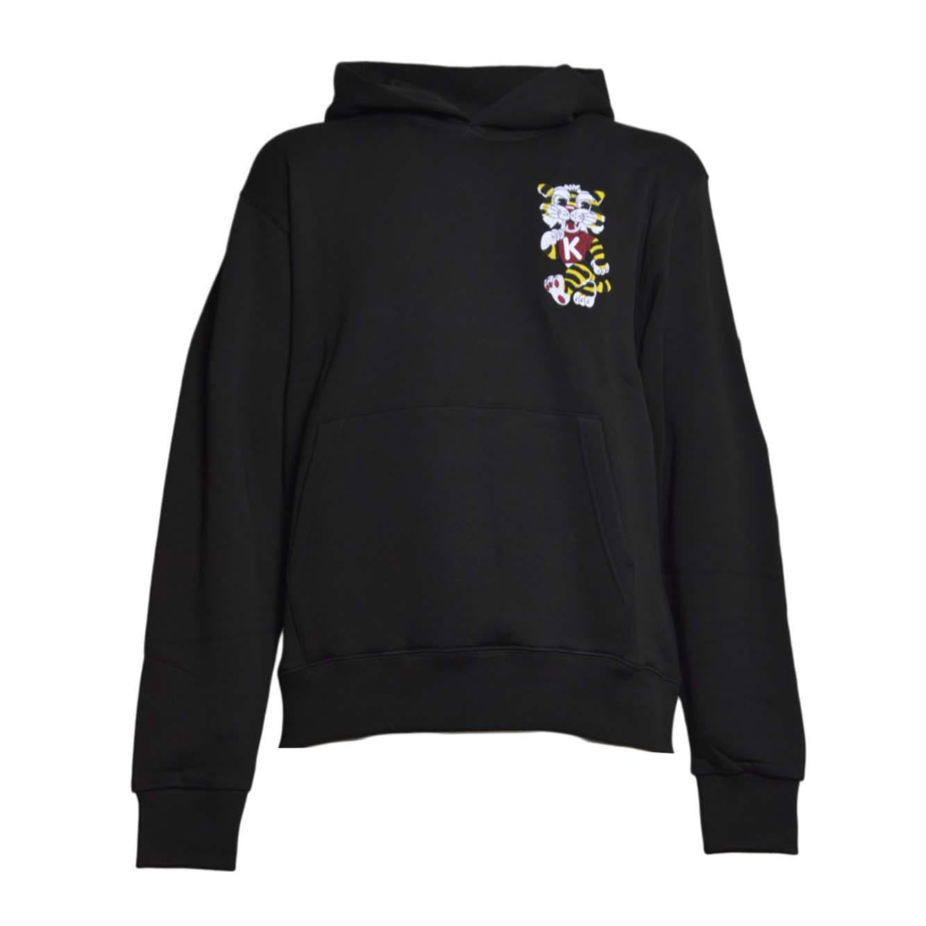 kenzo wild tiger embroidered classic hoodie 