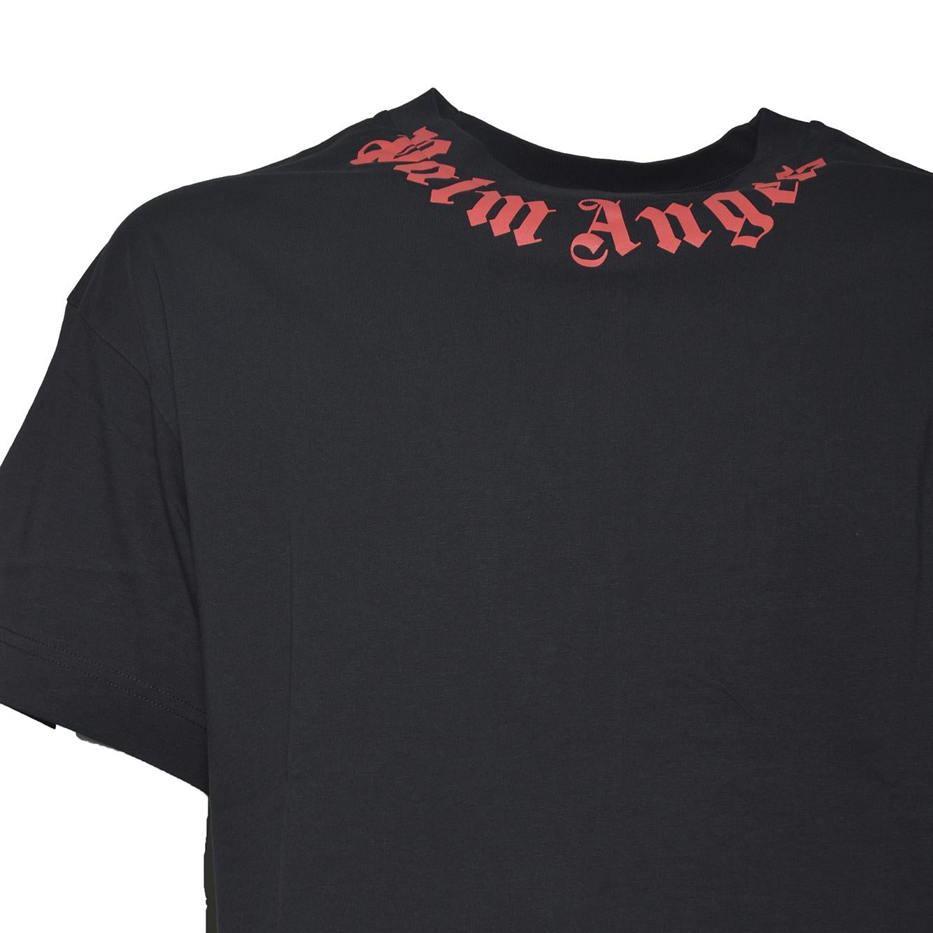 neck logo regular tee 