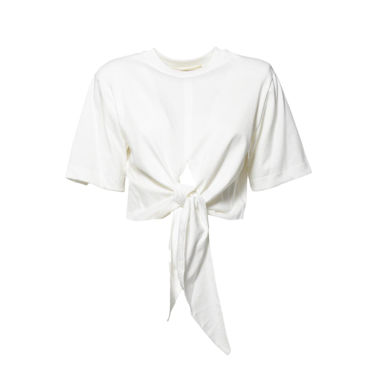 T-shirt The Gia in cotone bianco Nineminutes 