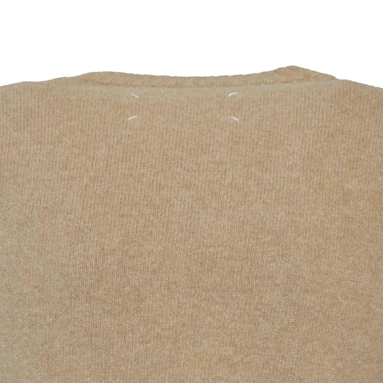 Top in lambswool cammello Maison Margiela 