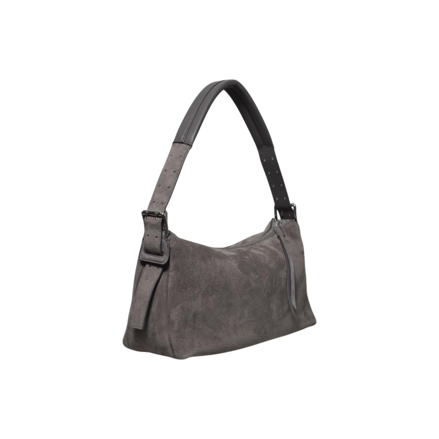 belted baguette bag 