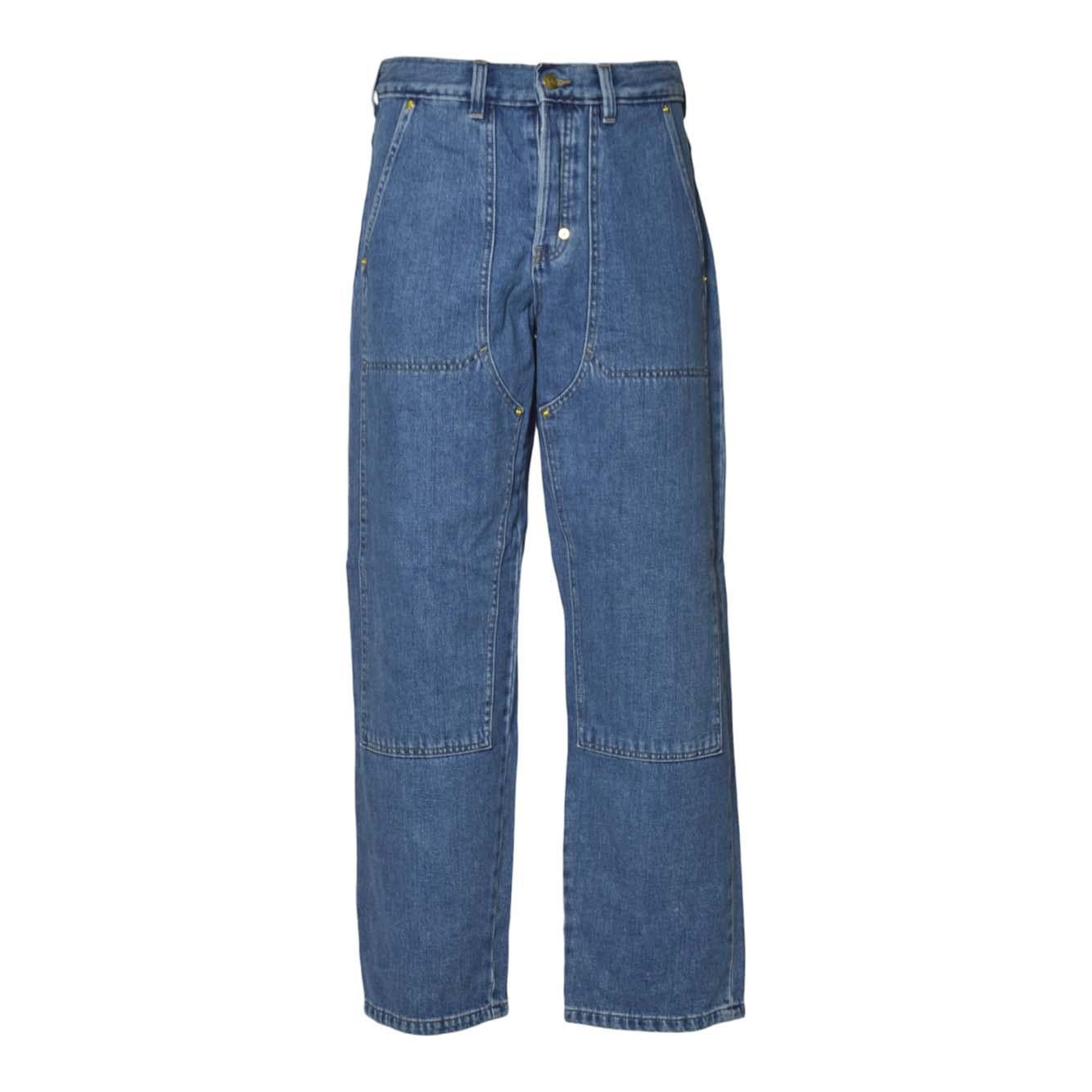 selvedge double knee denim archive wash 