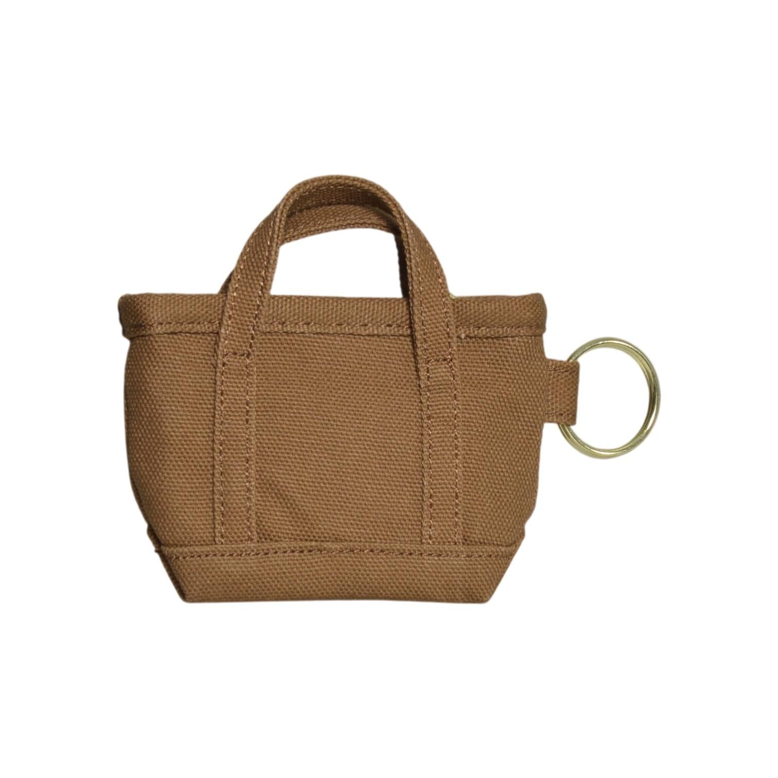 mini tote bag keychain 100% cotton 'dearborn' canvas 