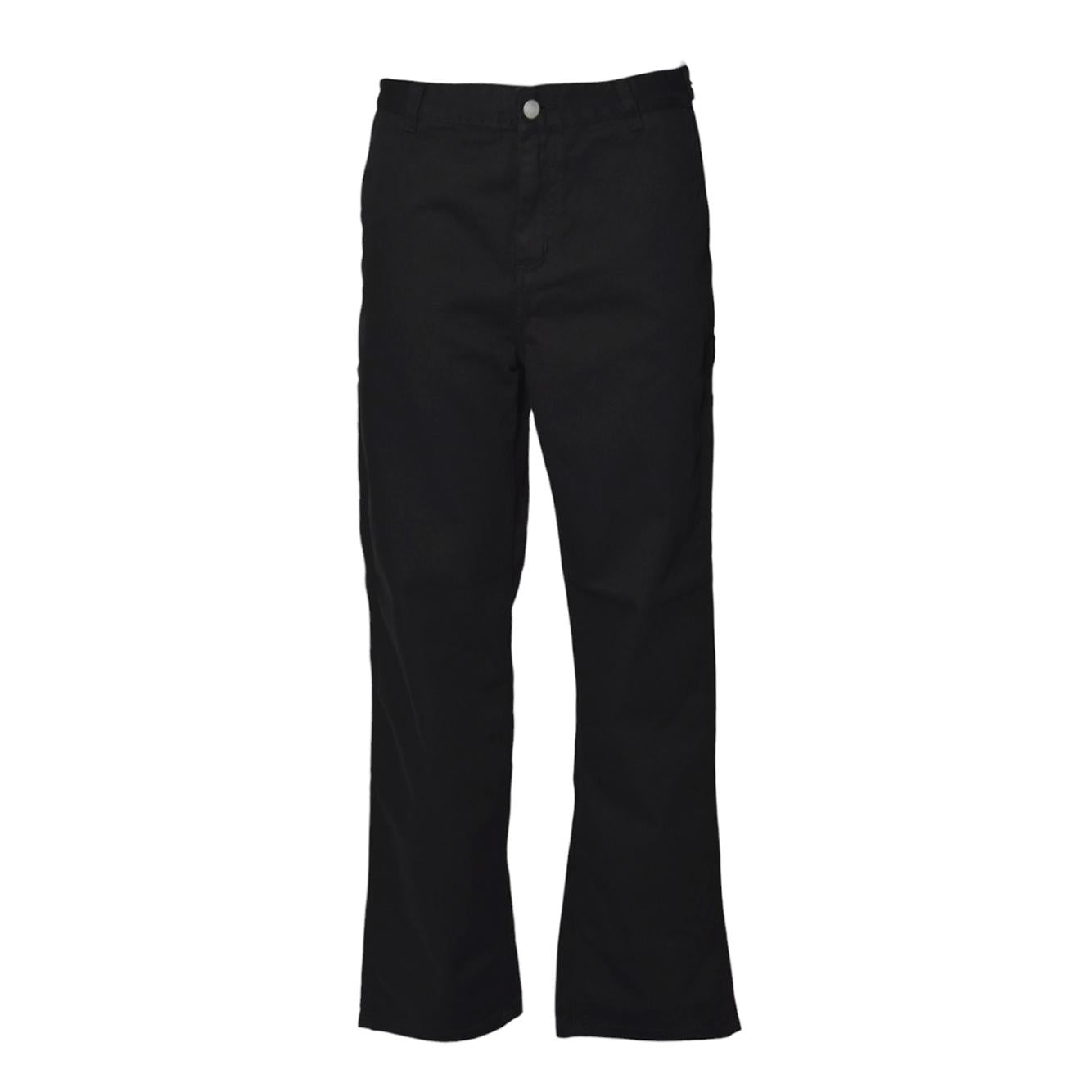 Pantalone W Pierce Straight in cotone nero Carhartt Wip 