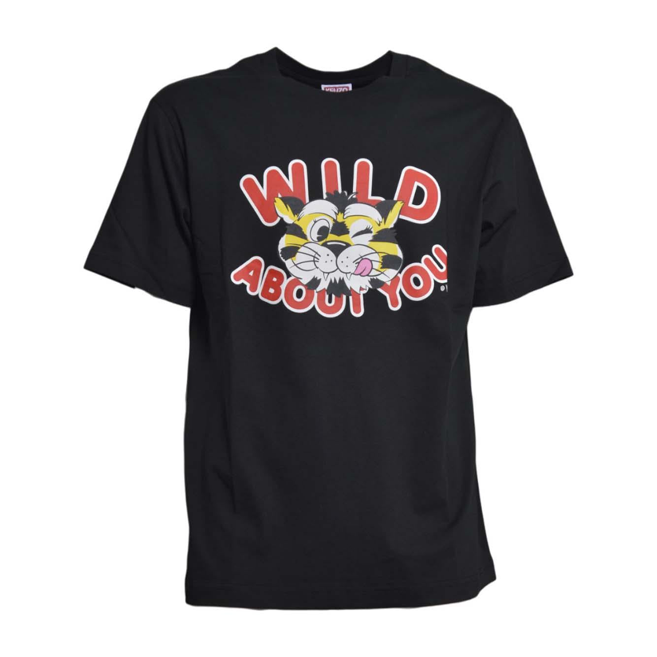kenzo wild tiger classic t-shirt 
