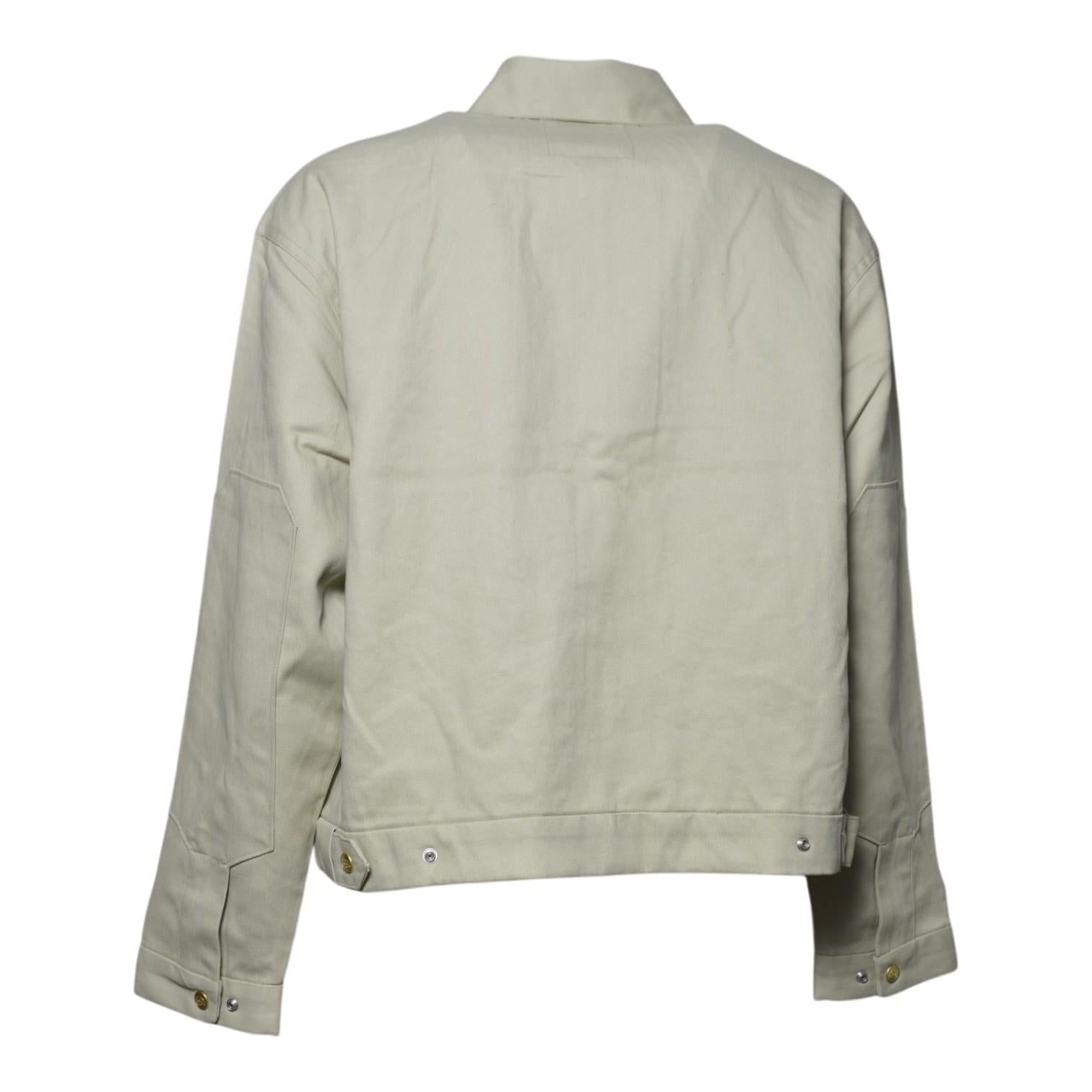 hemp twill trucker jacket 
