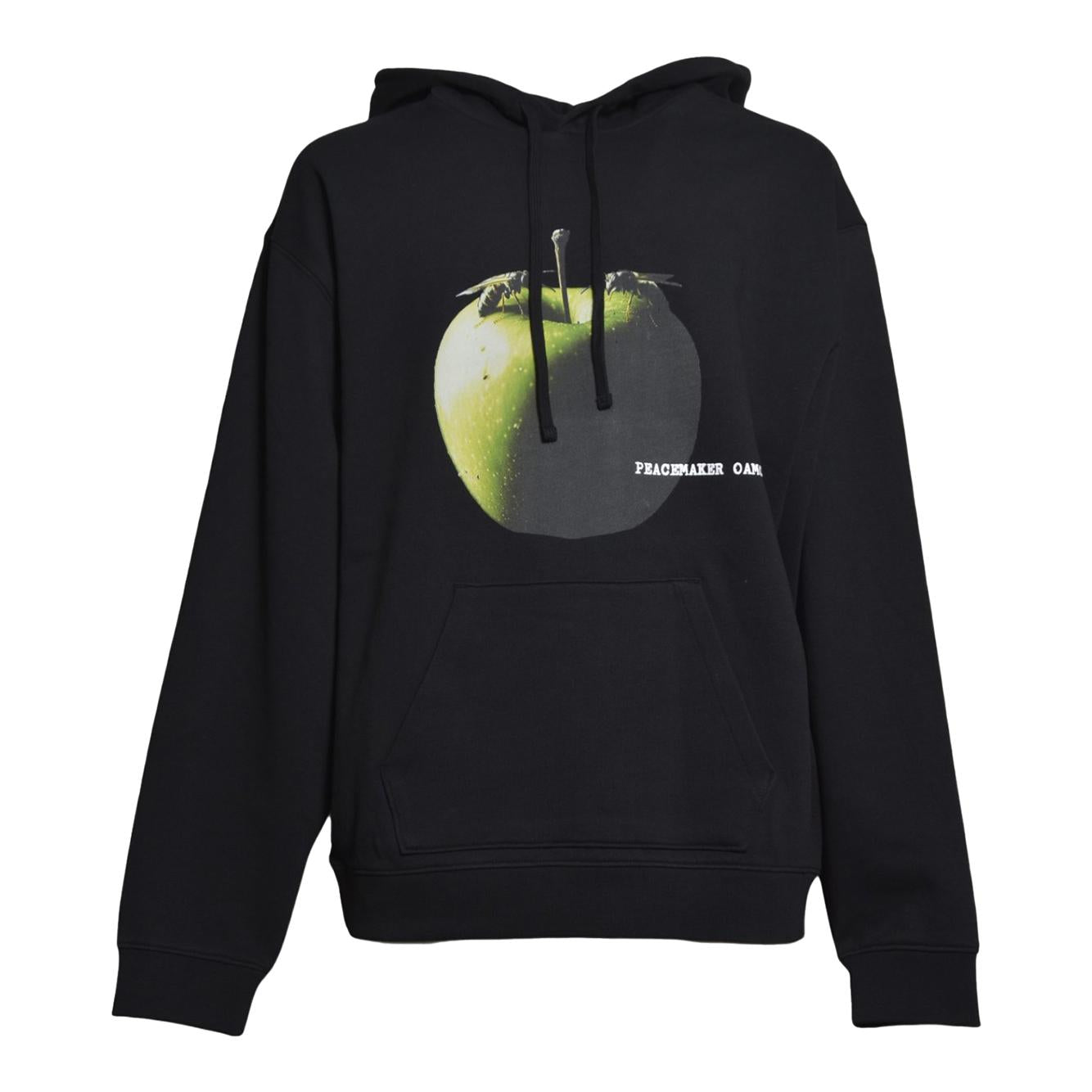 hoodie apple print 