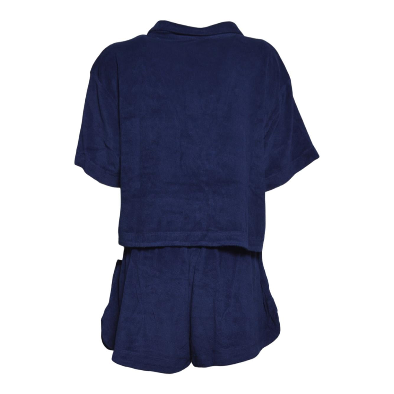 set collar shirt + short 