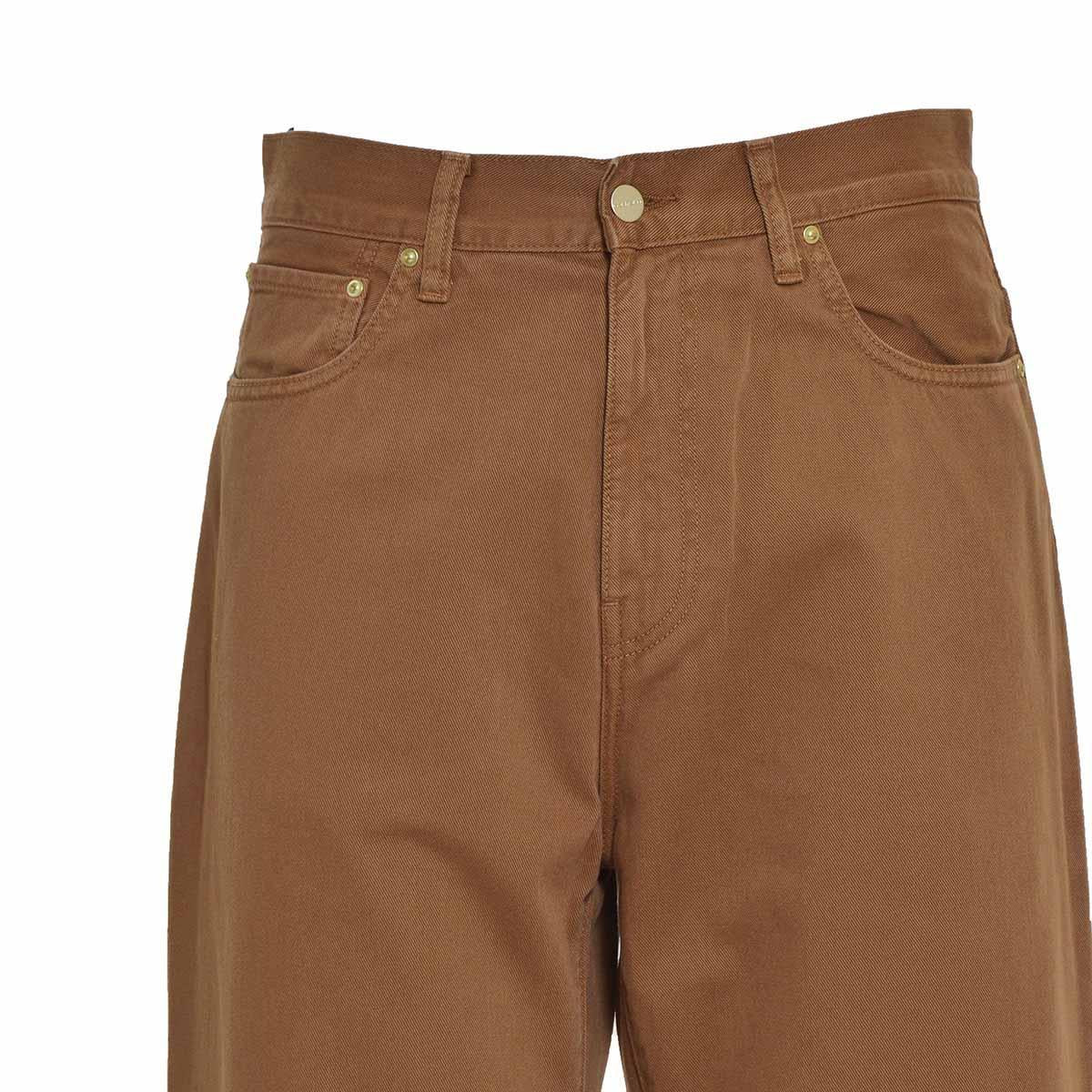 Jeans in cotone Derby marrone Carhartt 