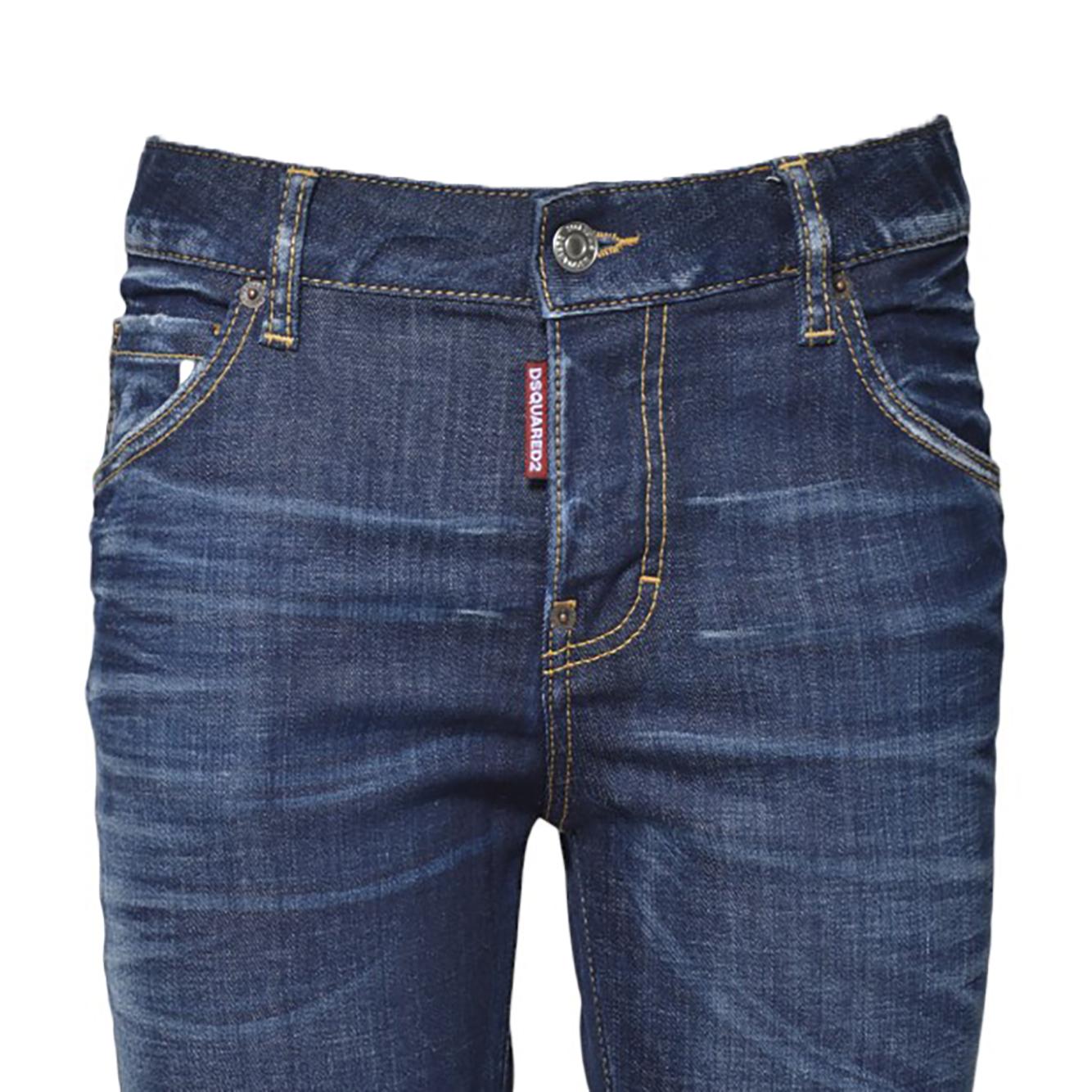 Jeans Cool Girl in cotone denim blu Dsquared2 