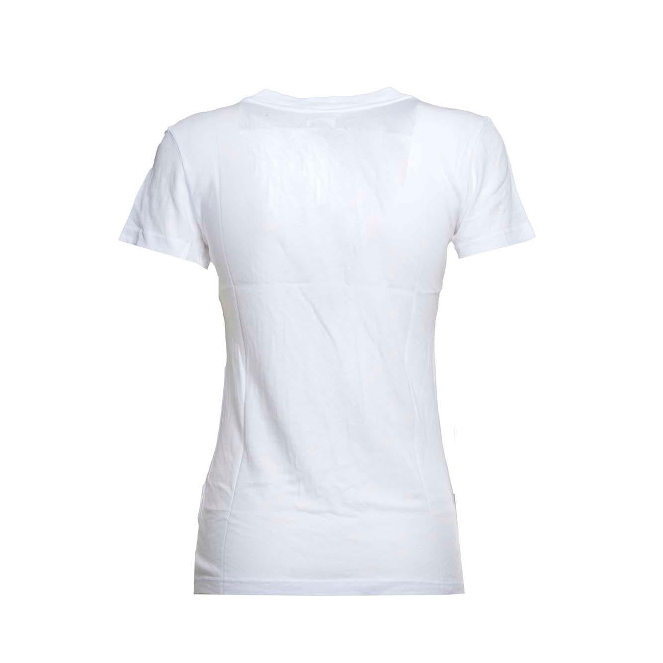 T-shirt Becca con scollo a V bianca L'Agence 