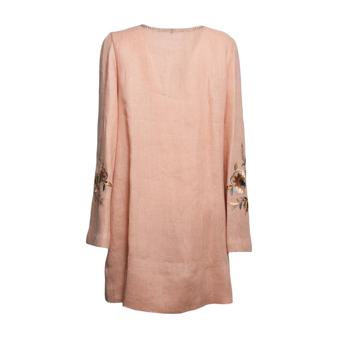 embroidered linen blouse 