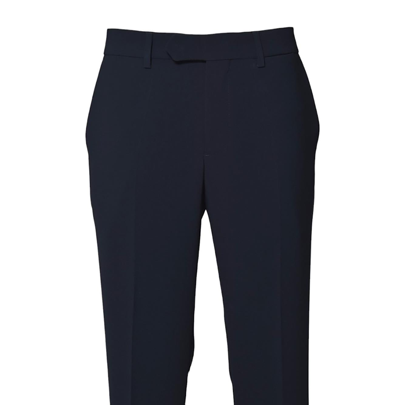 Pantalone in crepe cady blu scuro Aspesi 