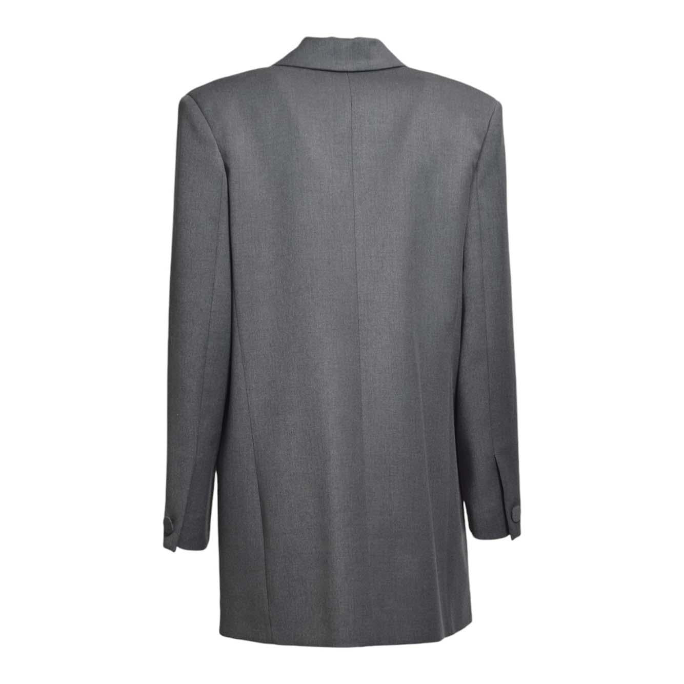 Blazer Vigogna over in viscosa grigio Nineminutes 